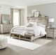 Liberty Furniture Ivy Hollow 4-Piece Dusty Taupe/Weathered Linen King Mantle Storage Bedroom Set-1