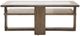 Michael Amini® Del Mar Sound Glass Top Cocktail Table with Boardwalk Base-2