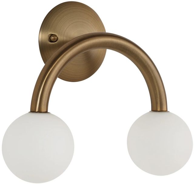 Renwil® Santi Dark Antique Brushed Brass Wall Sconce-0
