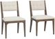 Classic Home Estelle 2-Piece Soft Cocoa Dining Chair Set-0