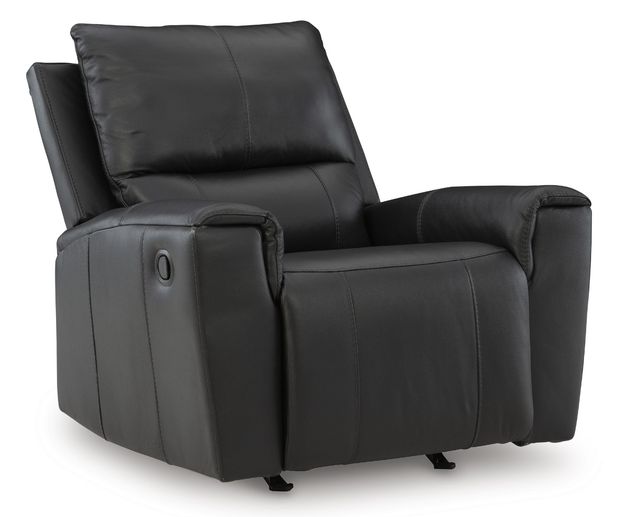 Signature Design by Ashley® Glossmore Black Manual Rocker Recliner-0