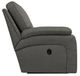 La-Z-Boy® Greyson Blue Grey Leather Manual Reclining Loveseat with Console-2
