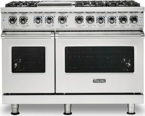 Viking® 5 Series 48" Stainless Steel Pro Style Dual Fuel Range