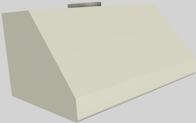 Vent-A-Hood® 36" Biscuit Wall Mounted Range Hood-1