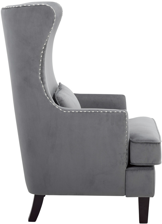 Mazin Furniture Tonier Gray Upholstered Accent Chair-2