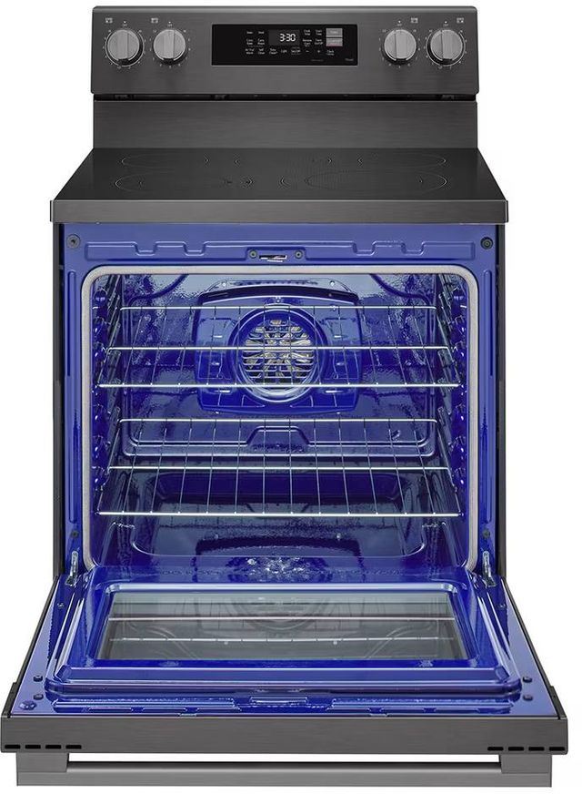 LG 30" Black Stainless Steel InstaView® Freestanding Electric Range with ProBake Convection®-1