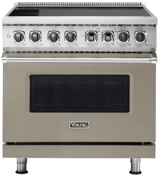 Viking® 5 Series 36'' Nantucket Pro Style Induction Range-0