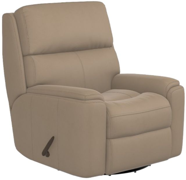 Flexsteel® Rio Caffelatte Manual Swivel Gliding Recliner-0