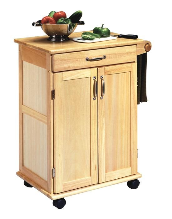 homestyles® General Line Brown Kitchen Cart-0