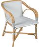 Butler Specialty Company Portofino Brown/Gray Dot Arm Chair-0