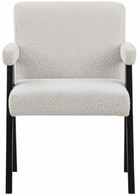 Meridian Furniture Woodloch Cream/Black Accent Chair-1