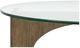 Magnussen Home® Lainey Glass Top Cocktail Table with Almond Base-4