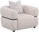 Coaster® Jeanette Upholstered Beige Round Arm Accent Chair-0