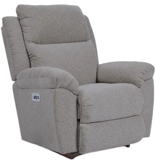 La-Z-Boy® Joel Stone Power Rocking Recliner with Headrest and Lumbar-0