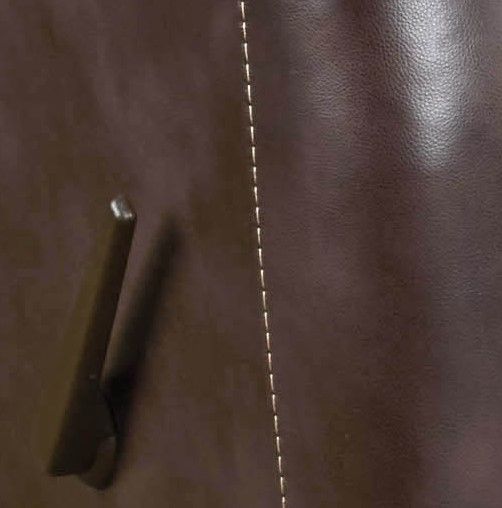 HomeStretch Brown Track Arm Leather Rocker Recliner-3
