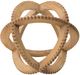 A & B Home Brown Small Wooden Decorative Ball-0