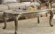 Mazin Furniture Florentina Goldstones Cocktail Table with Marble Top -1