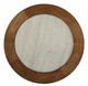 Furniture of America® Hailey Bronze/Natural Elm Round Dining Table-2