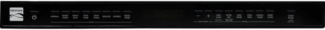 Kenmore® 24" Black Top Control Built-In Dishwasher with UltraWash® Plus System and Removable 3rd Rack -3