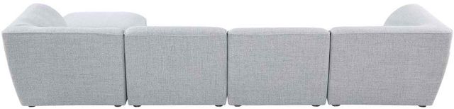 Meridian Furniture Miramar 5-Piece Grey Modular Sectional Set-3