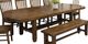 Elements International Gage Chestnut Rectangular Dining Table-0