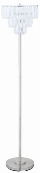 Coaster® Anya Chrome/Crystal Tiered Floor Lamp-0