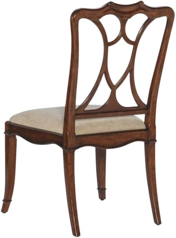 Hooker® Furniture Charleston Maraschino Cherry/Sand Dining Side Chair-3