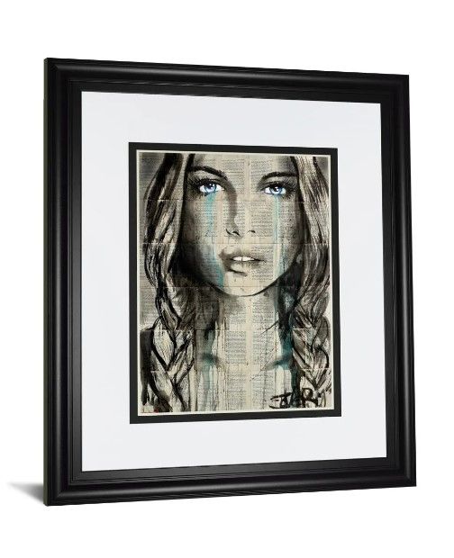 Classy Art Blue Shore by Loui Jover Wall Art-1