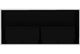 Vent-A-Hood® 48" Black Contemporary Wall Mounted Range Hood-3