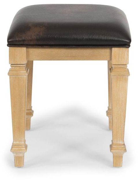 homestyles® Manor House Brown Vanity Bench-4