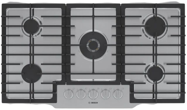 Bosch® 800 Series 36" Stainless Steel Gas Cooktop-0