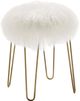 TOV Furniture Zelda White Sheepskin Bench-0