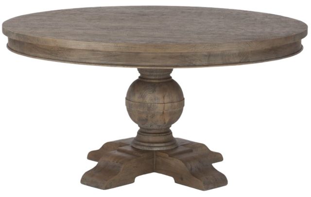 Home Trends & Design Colonial Plantation Weathered Teak Dining Table-0