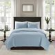 Olliix by Madison Park Blue Twin/Twin XL Quebec Reversible Coverlet Set-0