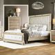 Furniture of America® Loraine 5-Piece Champagne Queen Bedroom Set-3
