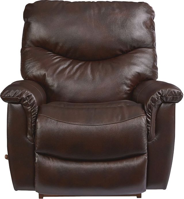 La-Z-Boy® James Walnut Leather Manual Wall Recliner-2