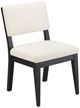 Crestview Collection Magnus 2-Piece Cream/Stained Black Dining Chair Set-0
