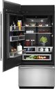 JennAir® 36" 20.9 Cu. Ft. Panel Ready Built-In Bottom Freezer Refrigerator-2