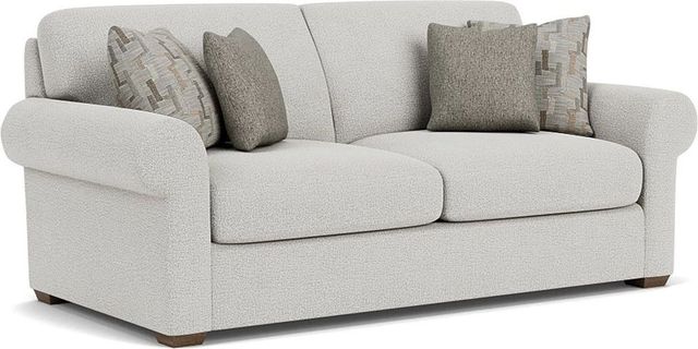 Flexsteel® Randall Silver Glacier Two-Cushion Sofa-0