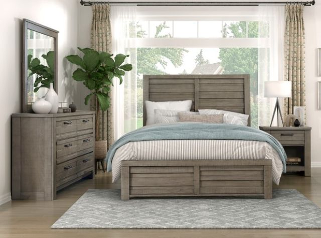 Mazin Furniture Longview Gray Dresser-3