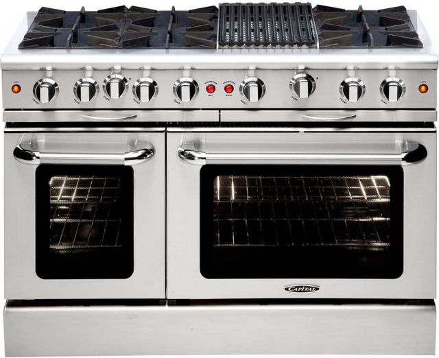 Capital Culinarian 48" Stainless Steel Pro Style Gas Range-0