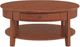 Whittier Wood® Furniture McKenzie Glazed Antique Cherry Round Cocktail Table-3