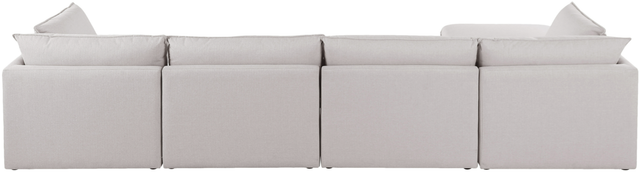 Meridian Furniture Mackenzie 5-Piece Beige Modular Sectional Set-3