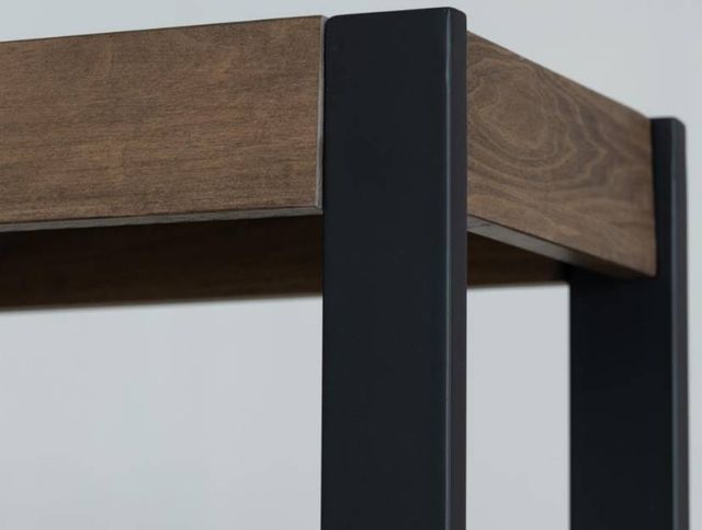 International Furniture Direct Tuxedo Brown/Dark Gray Bookcase-3
