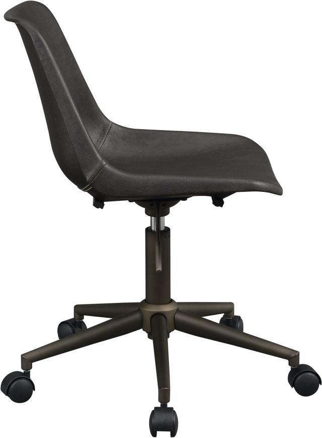 Coaster® Carnell Brown/Rustic Taupe Office Chair-3