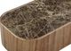 Modus Furniture Juba Marble Top Coffee Table with Mongoose Base-4