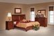 Daniel's Amish® Classic Queen Sleigh Bed With Low Footboard-1
