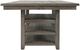 Jofran Inc. Outer Banks Driftwood Extension Counter Table-2
