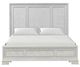 Furniture of America® Stella Mia Creamy White Queen Panel Bed-1
