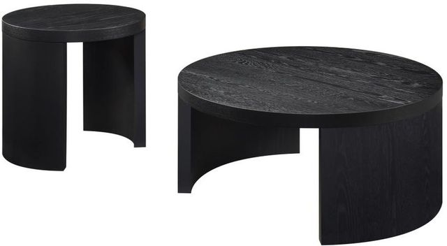 Coaster® Sweeney 2-Piece Black Occasional Table Set-0